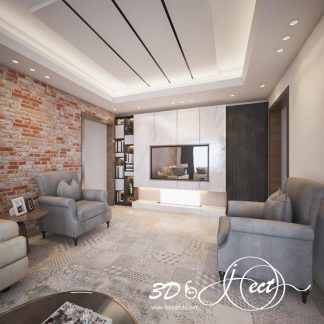 Model 3D Free Livingroom