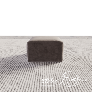Gray Pouf
