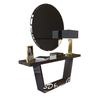 Console with mirror 01