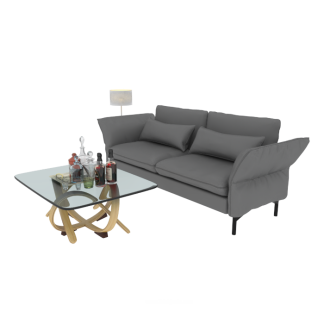 Sofa with table