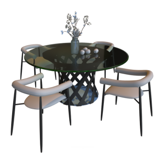 Dining table + chair