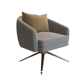 Gray Armchair