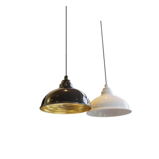 White and Black Roof Lighting