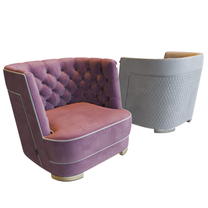 Soft Berry Armchair