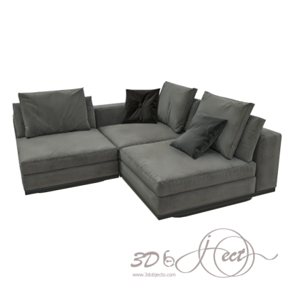 Gray Corner Sofa