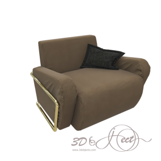 Brown Armchair
