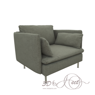 Gray Armchair