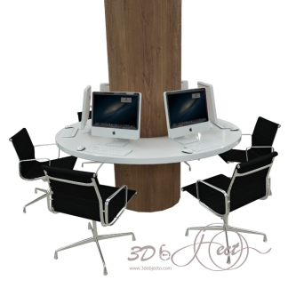 Round Office Table