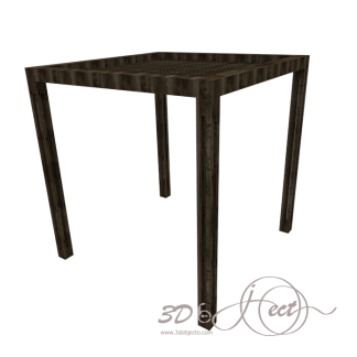 Dark Brown Side Table