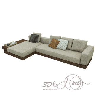 Beige Corner Sofa