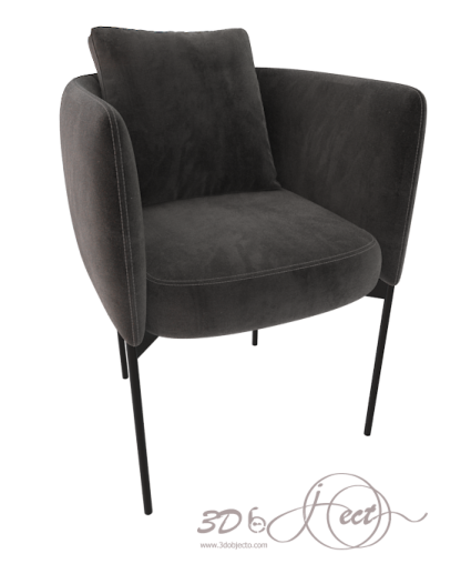 Gray Armchair